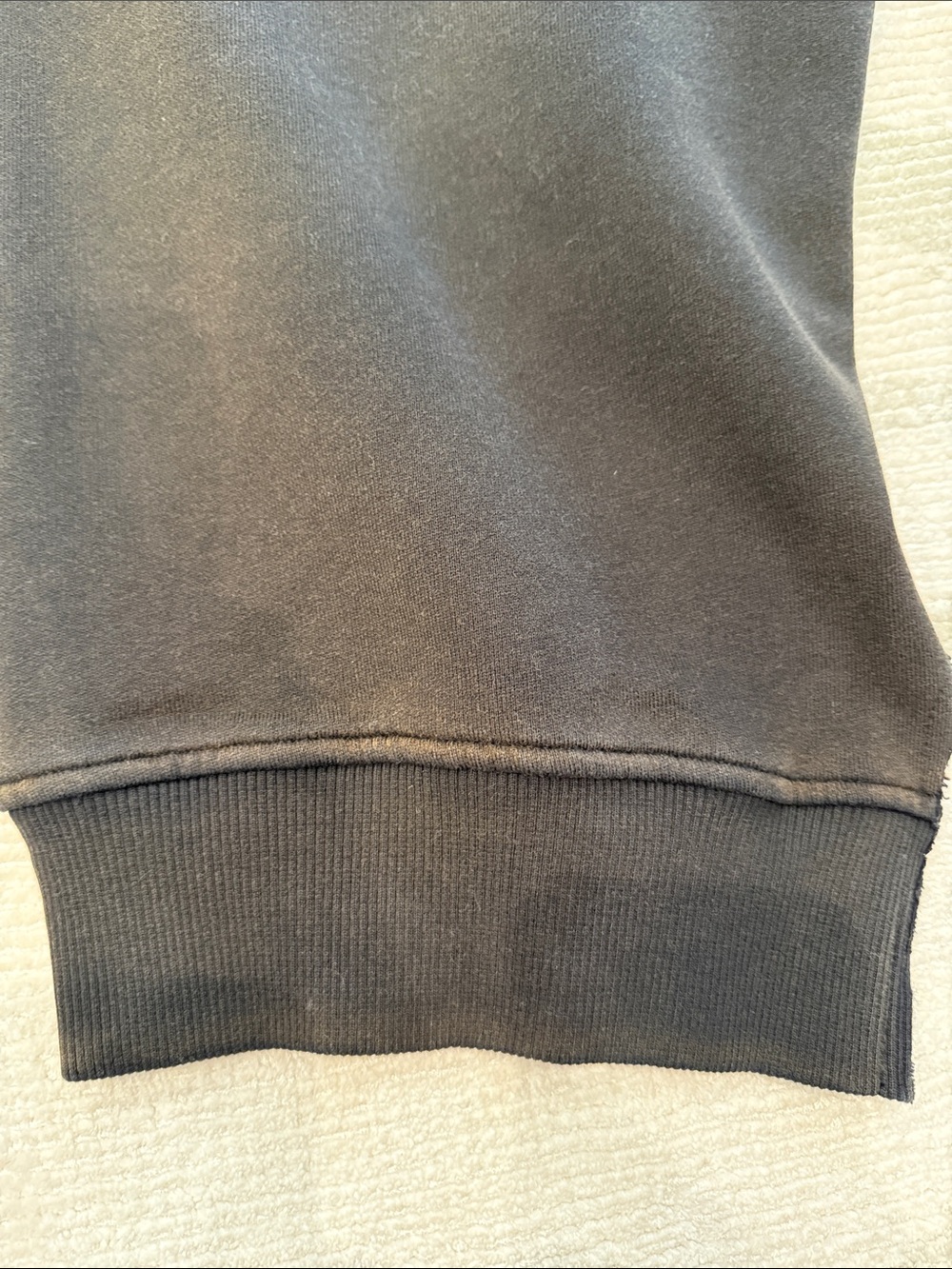 MM6 Margiela sweatpants with slits. Faded black, in some places has a brown tone - Picture 7 of 7
